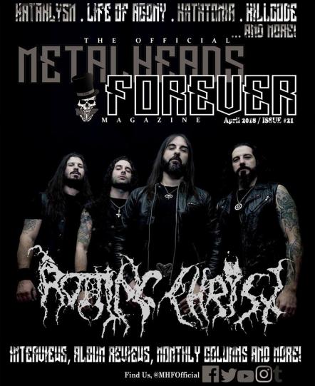 MetalHeads Forever: April 2018 Issue Available, Feat. Interviews With Rotting Christ, Godsmack, Kataklysm, Armored Saint, Firewind