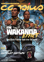 Cassius Bridges J.Period's #WAKANDAFOREVEREVER Mixtape With The Global Impact Of Black Panther In Its April Digital Cover Release: Panther X Phenomenon