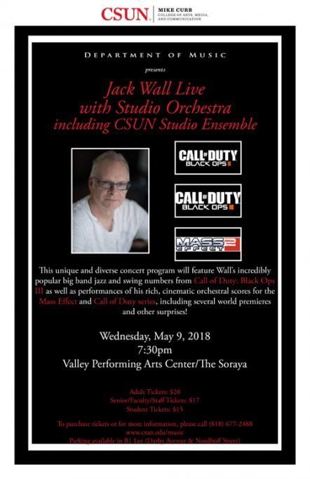 'Call Of Duty', 'Mass Effect' Composer Jack Wall Live In Concert