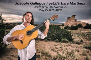 Joaquin Gallegos To Play Music From New Album "Nuevos Comienzos" Featuring Barbara Martínez