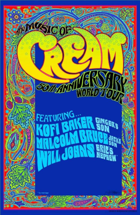 The Music Of Cream: 50th Anniversary World Tour To Tour Across North America This Fall