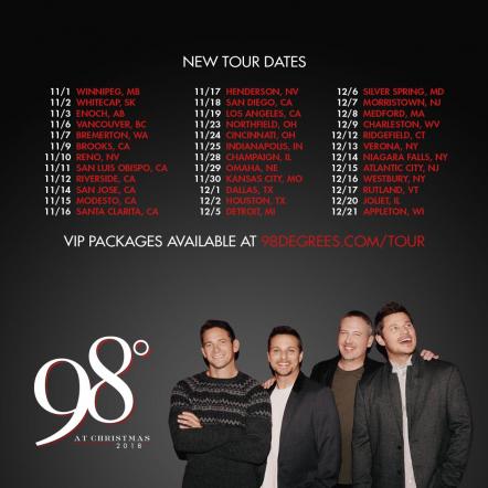 98 Degrees Announce 2018 Tour Dates