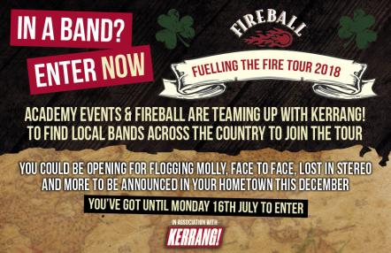 Fireball's Hottest Band 2019 Competition Launched In Association With Kerrang! Magazine