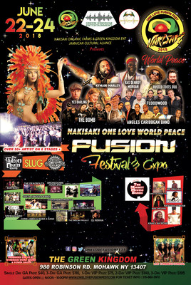 The "One Love World Peace Fusion Festival & Expo" Launches Its Inaugural 3-Day International Music, Arts & Lifestyle Festival In Central New York