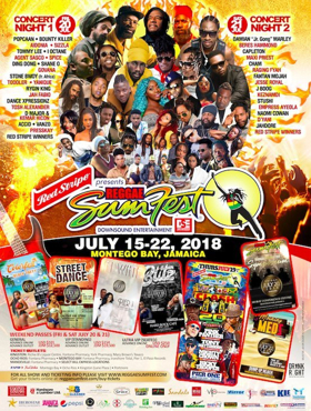 Launch Events Countdown To Jamaica's Reggae Sumfest Next July