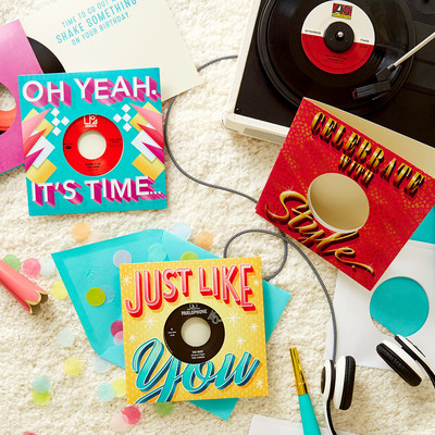 Hallmark Launches New Vinyl Record Birthday Cards Featuring Legendary Warner Music Group Artists