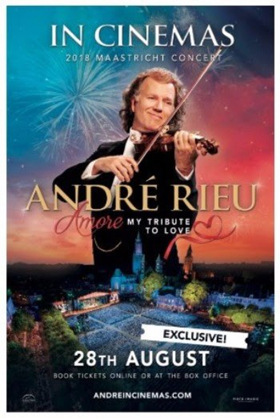 Andre Rieu: Amore, My Tribute To Love In Select Theaters For One Night Only 8/28