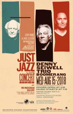 Denny Seiwell Trio To Perform At Just Jazz Live Concert Series