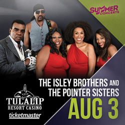 New Seats Just Released For The Isley Brothers And Pointer Sisters At Tulalip Amphitheatre
