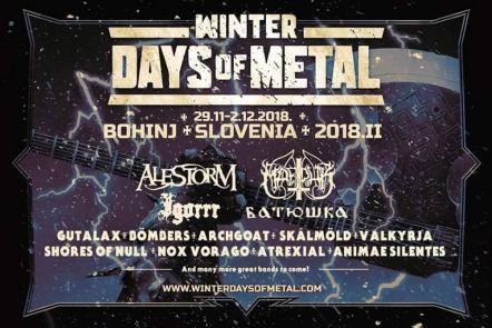 Nox Vorago, Atrexial And Animae Silentes Confirmed For "Winter Days Of Metal 2018" Festival In Slovenia!