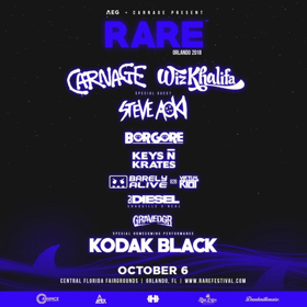 Rare Orlando Announces Phase 2 Lineup Featuring Wiz Khalifa, Kodak Black, And Keys N Krates