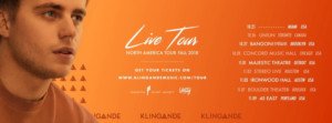 DJ Klingande Announces North American Live Tour Dates