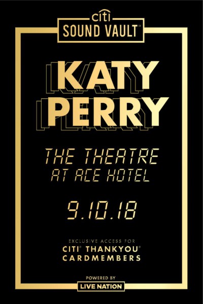 Katy Perry Live At The Theatre At Ace Hotel Los Angeles