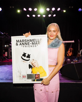 Marshmello & Anne-Marie's 'Friends' Certified Platinum By RIAA