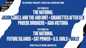 The National Release Daily Schedules For 'There's No Leaving New York'
