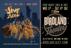 The Jive Aces To Appear Four Nights At Birdland On December 2018