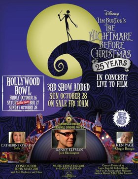 The Hollywood Bowl Adds Third Performance Of 'The Nightmare Before Christmas'