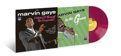 Marvin Gaye's 1968 International Chart-Topper, "I Heard It Through The Grapevine," Celebrated With New Black And Purple Vinyl Lp Releases