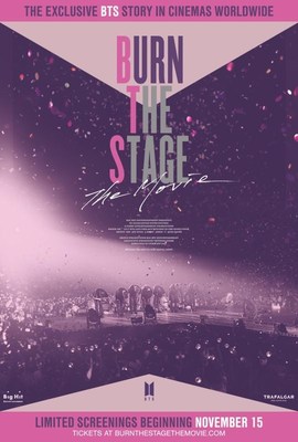 The First BTS Feature Film Burn The Stage: The Movie Premiere Set For November 15, 2018