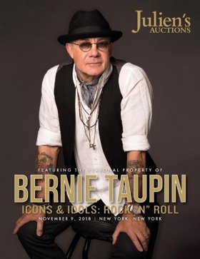 Julien's Auctions Presents Icons & Idols: Rock-N-Roll Featuring Property From Bernie Taupin