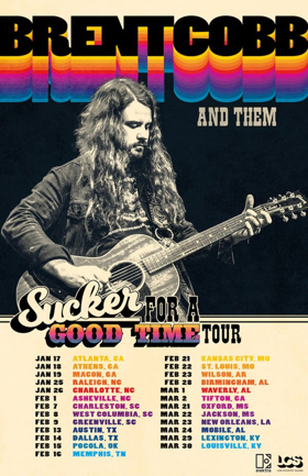 Brent Cobb Confirms 'Sucker For A Good Time' Headline Tour