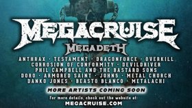 Megadeth's Inaugural Megacruise Announces Line-Up & Public On-Sale