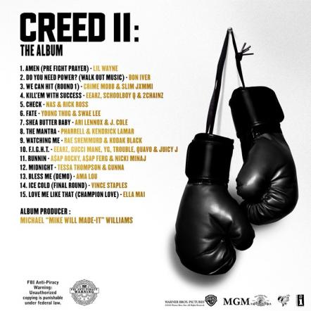 Kendrick Lamar, Lil Wayne & Nicki Minaj Among Features On 'Creed II' Soundtrack
