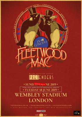 Fleetwood Mac European Tour Adds Second Date At Wembley Stadium