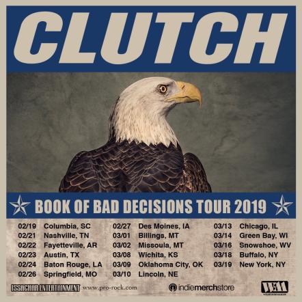 Clutch Announce New 2019 Winter Tour Dates
