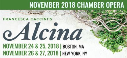 Grammy-Winning Boston Early Music Festival Presents The First Opera By A Woman Composer, Francesca Caccini's Alcina