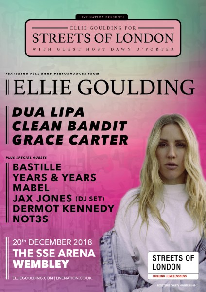 Ellie Goulding Reveals 2nd Wave Of Acts For Streets Of London Charity