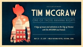 Tim McGraw Announces 4-Day Event In Cuba