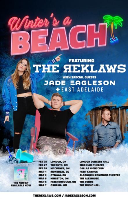 CCMA Award-Winning Duo The Reklaws Announce Headlining Tour "Winter's A Beach," For 2019