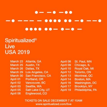 Spiritualized 2019 North American Dates Confirmed