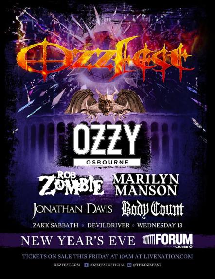 Ozzy Osbourne Talks About Ozzfest; New Year's Eve Spectacular At The Forum In LA