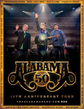 Alabama Announces '50th Anniversary Tour'