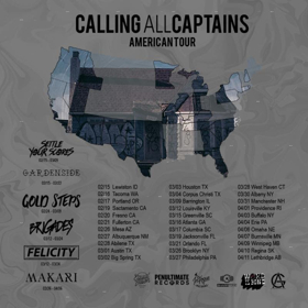 Calling All Captains Announce 2019 US Tour Dates