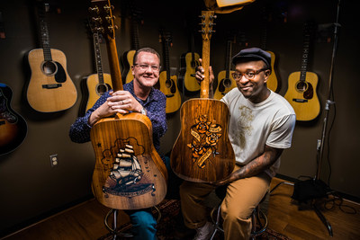 C.F. Martin & Co. Celebrates Sailor Jerry Spiced Rum's Namesake Norman Collins With Ink & Wood Special Edition Guitar Series