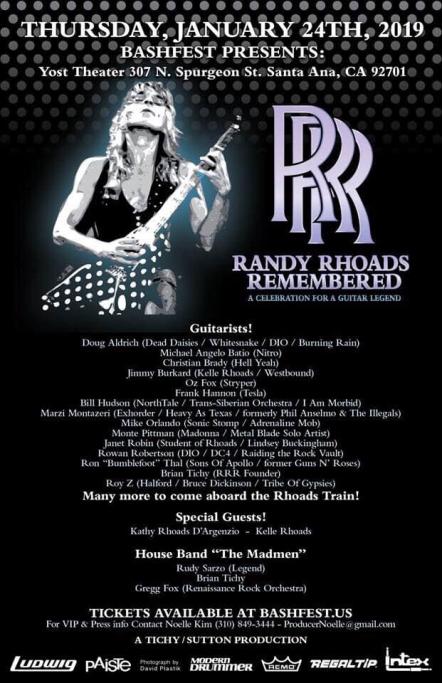 Bill Hudson At NAMM Joining 10th Annual Randy Rhoads Remembered Show!