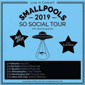 New Dialogue To Join Smallpools On 'So Social Tour'