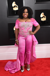 Grammy Nominee Etana Is A Big Hit At The 2019 Grammy Awards Red Carpet