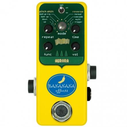 Bananana Effects Has Released New Versions Of Both "Aurora" Delay Pedal And "Mandala" Glitch Pedal