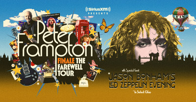 Peter Frampton Finale - The Farewell Tour Presented By SiriusXM Confirmed