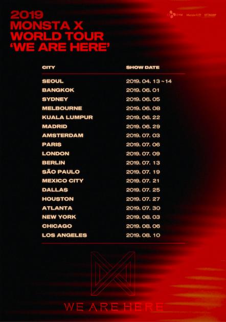 Monsta X Announce World Tour; Including Six U.S. Dates