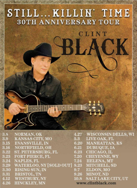 Clint Black Announces 'Still Killin' Time' Tour Dates