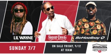 Lil Wayne, Snoop Dogg & ScHoolboy Q To Headline Summerfest On July 7, 2019