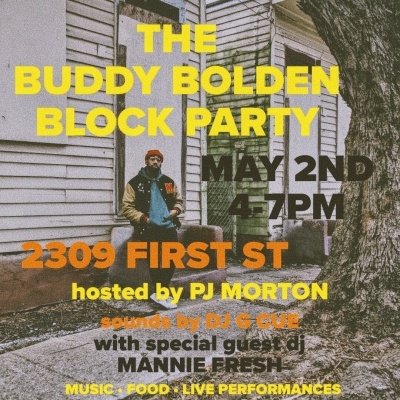 PJ Morton Hosts The Buddy Bolden Block Party, Kicking Off Initiative To Restore New Orleans Home Of Jazz's Forgotten Father