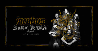 Grammy-Nominated, Multi-Platinum Selling Band Incubus Announce 20th Anniversary Tour For Acclaimed Make Yourself Album