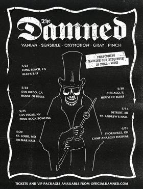 The Damned Announces US Tour Dates With Paul Gray