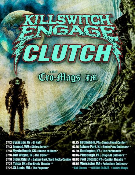 Clutch And Killswitch Engage Announce Co-Headline Summer Tour